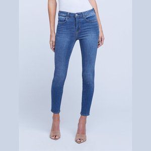 L'AGENCE Margo Light Vintage Blue Stretch High-Rise Skinny Jean 25